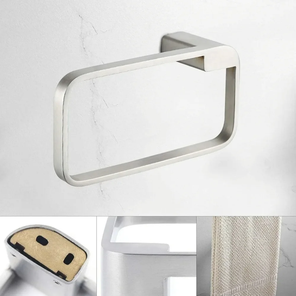 MODERN Silver Towel Ring